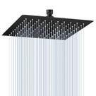 Cabeça de chuveiro de chuva KINLIV 10 Matte Black Stainless Steel 304