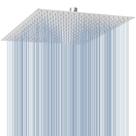 Cabeça de chuveiro de chuva Voolan Oversize High Flow 40 cm de níquel escovado