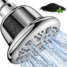 Cabeça de chuveiro filtrada MakeFit com filtro de carbono ativado