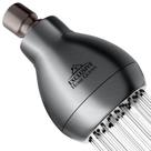 Cabeça de chuveiro Heatsistence High Pressure Deluxe 1.8 GPM Charcoal