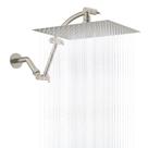 Cabeça de chuveiro Hibbent All Metal Rain 30 cm com extensor de 40 cm