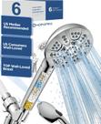Cabeça de chuveiro HOPOPRO 7-Setting com lavagem elétrica para água dura