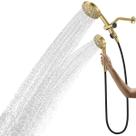 Cabeça de chuveiro Kohler Prone 3 em 1 multifuncional dourada