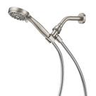 Cabeça de chuveiro Moen 20091SRN de 5 configurações de níquel escovado portátil Cabeça de chuveiro Moen 20091SRN de 5 configurações de níquel escovado portátil
