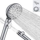 Cabeça de chuveiro portátil WHZEffect com mangueira de 2 m, 8 configurações de pulverização