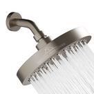 Cabeça de chuveiro, sistência térmica, 6", chuva, 2,5 GPM, giratória, à prova de ferrugem Cabeça de chuveiro, sistência térmica, 6", chuva, 2,5 GPM, giratória, à prova de ferrugem