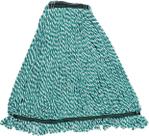 Cabeça de Esfregão Rubbermaid Web Foot Microfibra Verde - Reposição