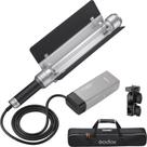 Cabeça de flash Stick Godox AD-S200 200W 5800K para a série AD200