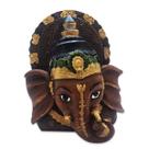 Cabeça de Ganesha Proteção Sucesso e Prosperidade 14 cm Cabeça de Ganesha Proteção Sucesso e Prosperidade 14 cm
