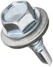 Cabeça de lavadora autoperfurante Screw Hillman 1/4-14 x 1,9 cm, pacote com 100