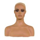 Cabeça de manequim com ombros JINGFA Realistic Mankin Freckles