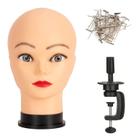 Cabeça de Manequim Koskusder para Exposição de Perucas com Base de Tela Cabeça de Manequim Koskusder para Exposição de Perucas com Base de Tela