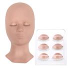 Cabeça de Manequim Pretty Memory Lash com Pálpebras e 3 Pares de Olhos Cabeça de Manequim Pretty Memory Lash com Pálpebras e 3 Pares de Olhos