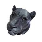 Cabeça de Pantera 3D Enfeite Decoração Moderna Selvagem Sofisticada