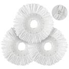 Cabeça de reposição Spin Mop MXZONE Hurricane 360, pacote com 3