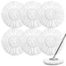 Cabeça de reposição Spin Mop NICEMOVIC, pacote com 6 microfibras
