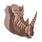 Cabeça de Rinoceronte Decoracao MDF