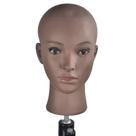 Cabeça de treinamento MIAOMANZI, mulher careca, para fazer perucas, 28 cm Cabeça de treinamento MIAOMANZI, mulher careca, para fazer perucas, 28 cm