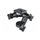 Cabeça de Tripé Manfrotto 3D Junior com Movimento Pan e Tilt 3 Vias
