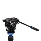 Cabeça de vídeo fluida Benro S4 PRO Flat Base de 4 kg no máximo com braço panorâmico