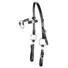 Cabeçada Couro de Búfalo L.F SV5477 - Preta