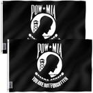 Cabeçalho de lona de poliéster Flag Anley POW MIA 90x150cm, pacote com 2