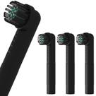 Cabeças de Escova Amrmcy Quip 360 Macias Pretas Pacote com 4 Cabeças de Escova Amrmcy Quip 360 Macias Pretas Pacote com 4