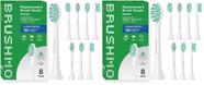 Cabeças de Escova Brushmo BM928 Pacote com 8 Cerdas Macias