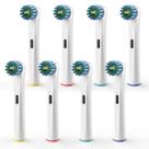 Cabeças de Escova de Dente Keweilian Kit com 8 Unidades Compatíveis com Oral-B