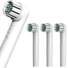 Cabeças de escova de dentes Amrmcy Quip 360 com cerdas macias, 4 unidades Cabeças de escova de dentes Amrmcy Quip 360 com cerdas macias, 4 unidades