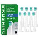 Cabeças de escova de dentes de reposição Brushmo Total Clean BM628 x8