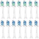 Cabeças de escova de dentes de reposição Leocomps Plaque Control x14 Cabeças de escova de dentes de reposição Leocomps Plaque Control x14