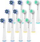 Cabeças de escova de dentes de reposição TINGOX para Oral B Braun, pacote com 12 Cabeças de escova de dentes de reposição TINGOX para Oral B Braun, pacote com 12