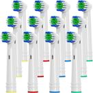 Cabeças de escova de dentes elétricas UUJ Replacement, pacote com 12 unidades Oral B