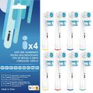 Cabeças de Escova de Dentes FEUP Dual Clean Pacote com 8 Unidades Compatíveis com Oral B Cabeças de Escova de Dentes FEUP Dual Clean Pacote com 8 Unidades Compatíveis com Oral B