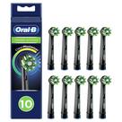 Cabeças de escova de dentes Oral-B CrossAction Black, pacote com 10