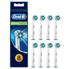 Cabeças de escova de dentes Oral-B CrossAction, pacote com 8 peças de reposição Cabeças de escova de dentes Oral-B CrossAction, pacote com 8 peças de reposição