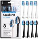 Cabeças de escova de reposição Aquasonic Duo Series, pacote com 8