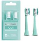 Cabeças de escova de reposição Aquasonic Icon Toothbrush, pacote com 2