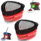 Cabeças de escova de reposição Spin Mop SuperAbound, pacote com 2