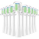 Cabeças de reposição para a escova de dentes Smile Bright Platinum, pacote com 10 Cabeças de reposição para a escova de dentes Smile Bright Platinum, pacote com 10