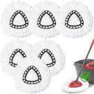 Cabeças de reposição Spin Mop Sistema SUOSEC Easywring de 1 tanque (pacote com 6)