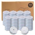 Cabeças Descartáveis para Escova de Vaso Sanitário ELFIN, 64 Unidades Compatíveis