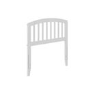 Cabeceira AFI Richmond Twin Size com carregador acoplável branca