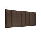 Cabeceira Almofada Madri Cama Casal Queen 1,60m Marrom Cabeceira Almofada Madri Cama Casal Queen 1,60m Marrom