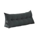 Cabeceira Almofada Para Leitura Na Cama Mel Casal 140 cm Suede Cinza
