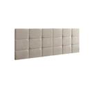 Cabeceira Almofadada Quadriculada Queen 1,60 - Cor:Bege Cabeceira Almofadada Quadriculada Queen 1,60 - Cor:Bege