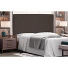 Cabeceira Aquilla Para Cama Box Solteiro 90 cm Suede Café S04 - D'Rossi