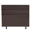 Cabeceira Argentina Cama Box Casal 195 cm Suede Marrom
