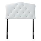 Cabeceira Baxton Studio Rita para Cama Solteiro em material sintético Branco